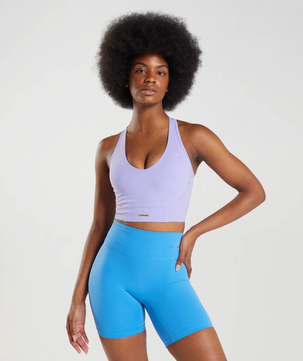 Damske Tielko Gymshark Whitney Crop Kvetinové Nachový | CI8741956